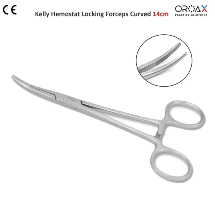 Locking Forceps Curved 14cm