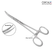 Locking Forceps Curved 14cm