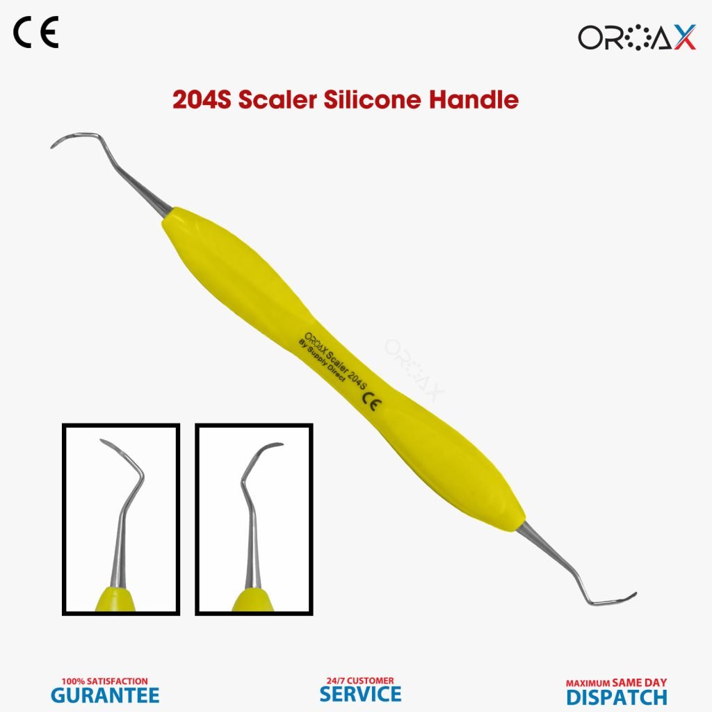Dental Sickle Scaler 204S for superior dental cleaning, Get rid of calculus buildup with Dental Sickle Scaler 204S, Dental Sickle Scaler 204S: Essential for periodontal care