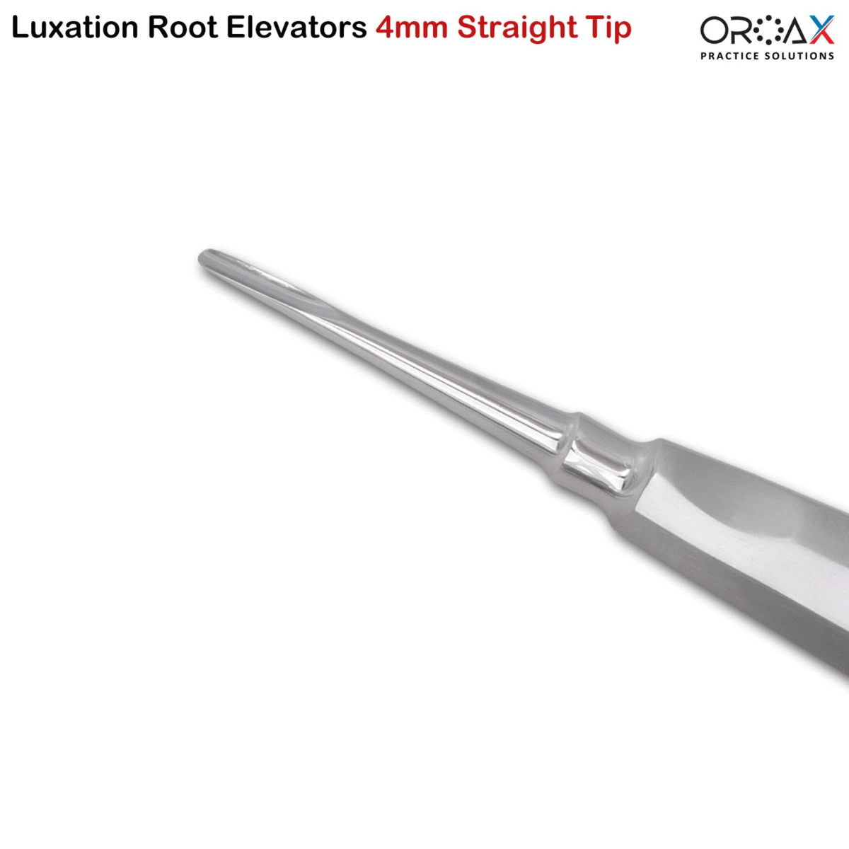 Tooth Luxation Root Elevator Straight 4mm Oral Surgery Instruments - Image 3
