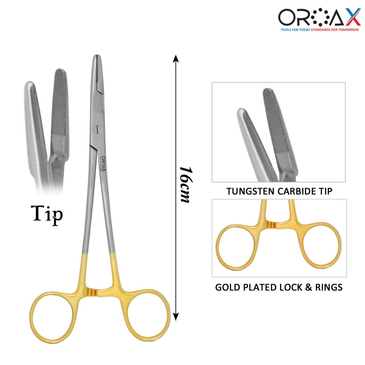 Olsen Hegar Needle Holder TC 16cm - Image 3