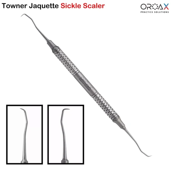 Dental Jacquette Sickle Scaler Anterior Towner Double Ended Tool