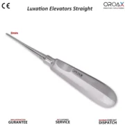 Surgical Luxation Elevator Curve 2mm Dentistry Instruments - Image 3