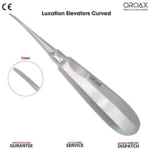 Teeth Luxation Extracting Elevator Curved 3mm Surgical Tool