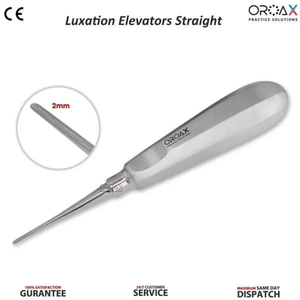 Surgical Luxation Elevator Curve 2mm Dentistry Instruments