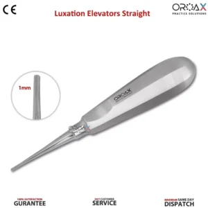 Dental Root Luxating Straight 1mm Tooth Loosening Elevator