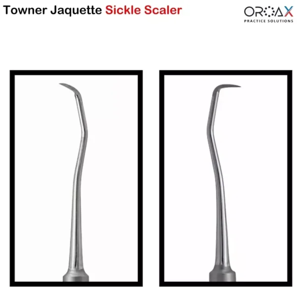 Dental Jacquette Sickle Scaler Anterior Towner Double Ended Tool
