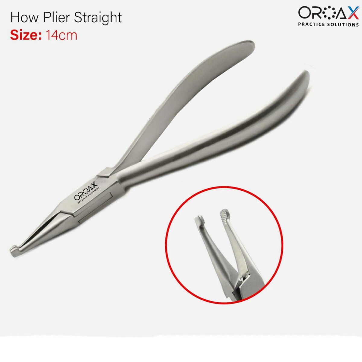 Dental Howe Plier Straight Orthodontic Braces Arch Wire Bending Utility Pliers - Image 1
