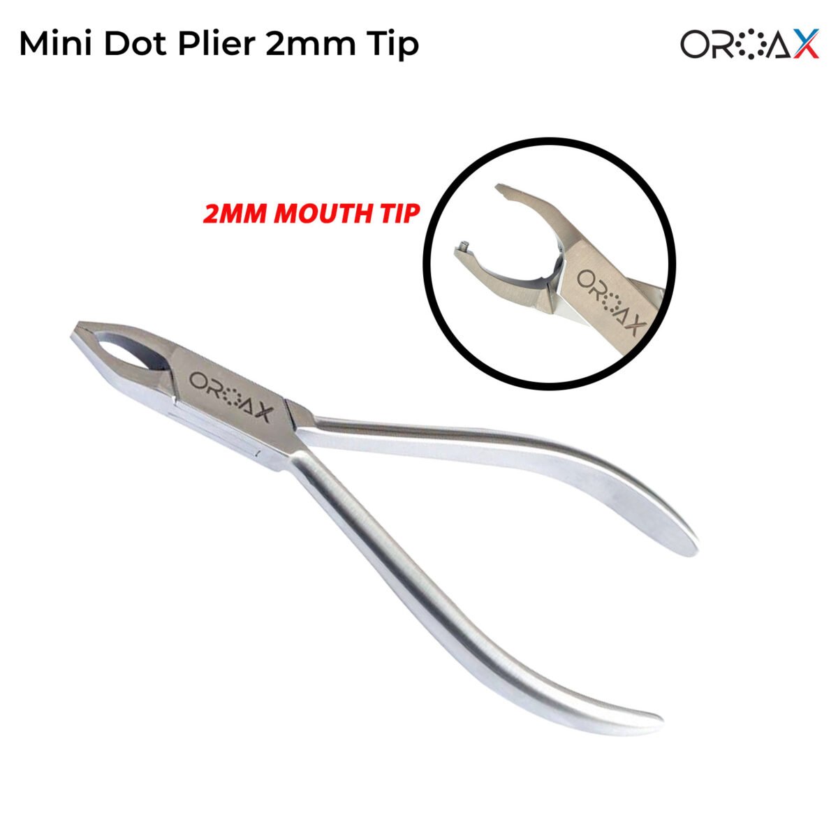 Mini Dot Dental Plier 2mm mouth tip - Image 2
