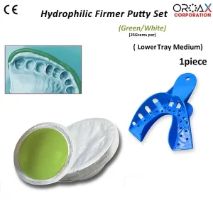 Impression Putty Green / White1 PC MEDIUM LOWER TRAY