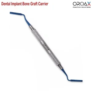 Implant Bone Graft-Carrier 3.3/4.0mm Titanium Coated Dental Condenser Packer
