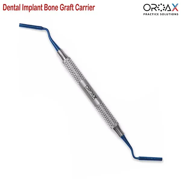 Implant Bone Graft-Carrier 3.3/4.0mm Titanium Coated Dental Condenser Packer