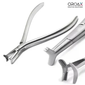 Orthodontic Hammer Head Pliers Cinch Back Niti Wire Dental Lab instruments 13.5cm