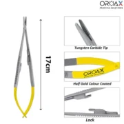 TC Castroviejo Needle Holder Straight 17CM - Image 3