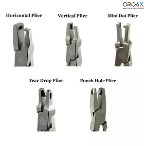 Horizontal, Vertical, Tear Drop, Mini Dot,Thermal Punch Plier Set