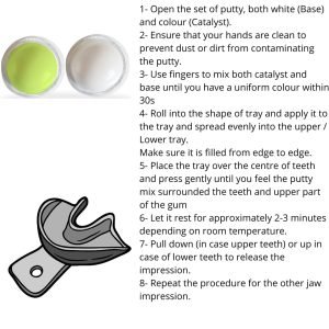 Green/White Putty Set