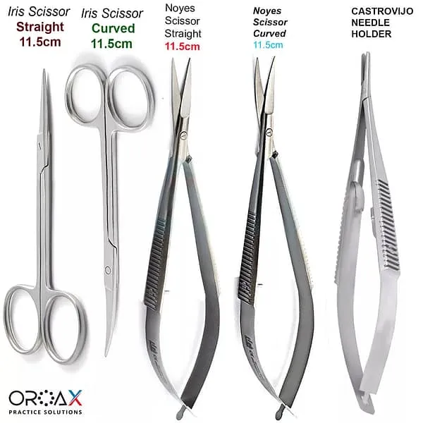 Micro Castroviejo Needle Holder Surgical Instruments Sets