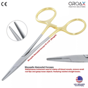 Mosquito Hemostat Forceps TC 4.75"STRAIGHT - Image 3