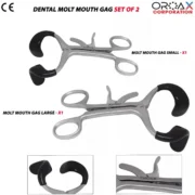 2pcs Molt Mouth Gag