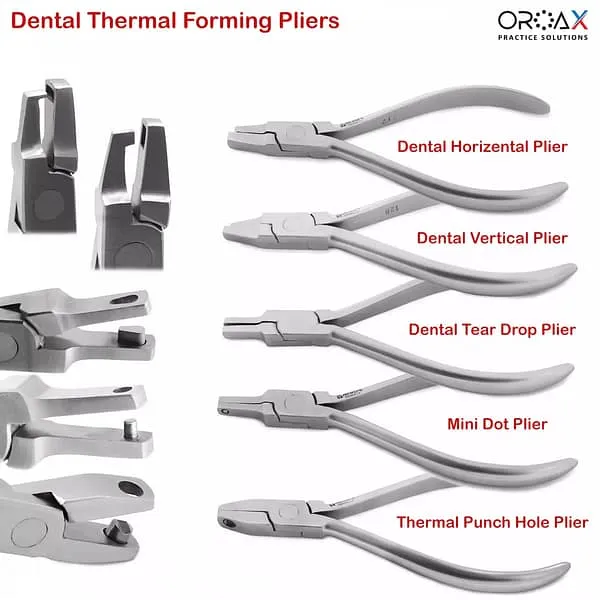 Punch Hole Plier Set Horizontal, Vertical, Tear Drop, Mini Dot