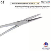 Mosquito Hemostat Forceps TC 4.75"STRAIGHT - Image 2