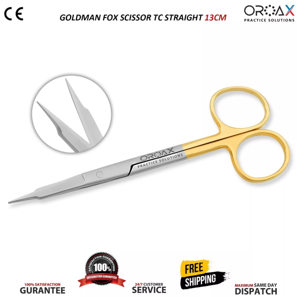 Goldman Fox Scissors TC curve 13cm
