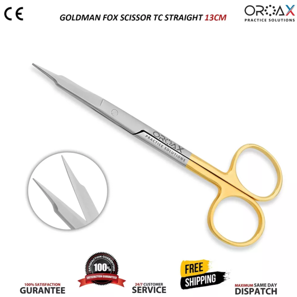 Goldman Fox Scissors TC curve 13cm
