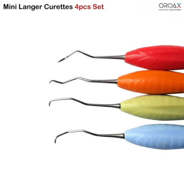 Mini Langer 4pcs Set Silicone Handle