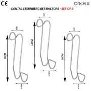 Lip Cheek Retractor Sternberg Dental set of 3 - Image 3