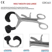 Dental Molt Mouth Gag Minnesota Retractor Set of 3 - Image 6