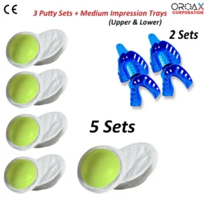 Dental Impression Putty 5 x Green/White = 10 pc= 4pc