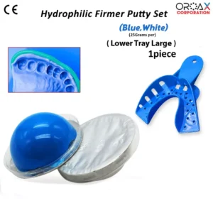 Dental Putty Blue 25G/ White 25G LARGE UPPER TRAY