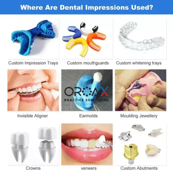 Hydrophilic Dental Putty Set Teeth Impression – Firmer Pods
