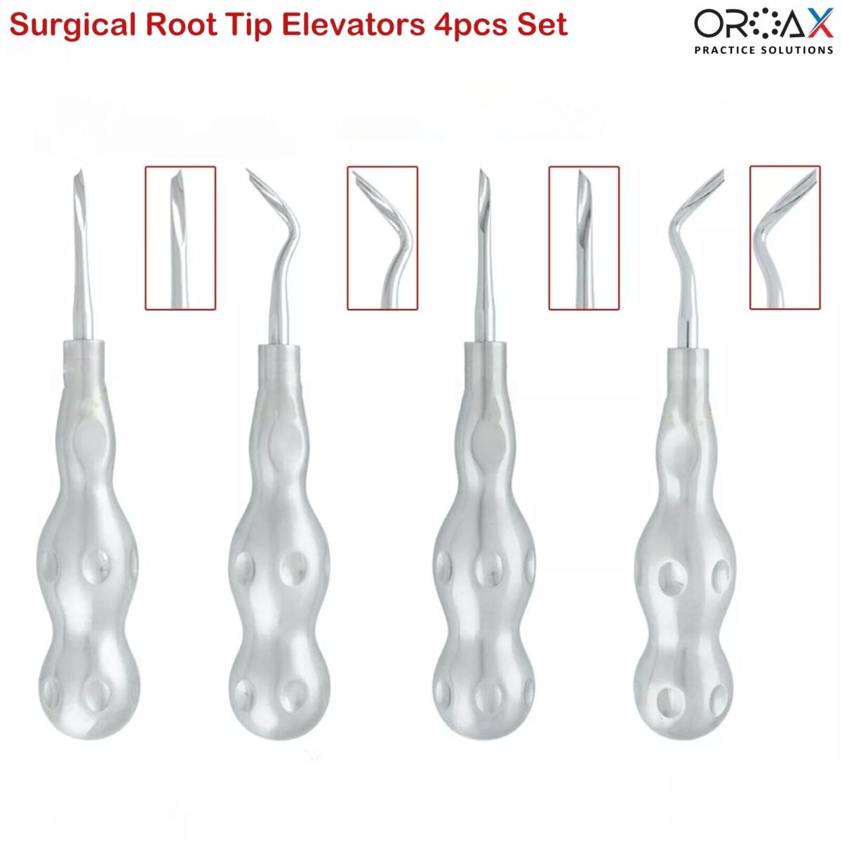 Dental Root Elevators 4pcs Set - Image 3