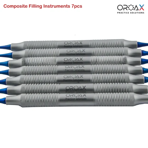 7pcs Composite Filling Instrument Blue Titanium Coated
