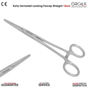 Kelly Hemostat Locking Forceps Straight 16 cm - Image 3