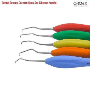 5pcs Gracey Curette Set Silicone Handle