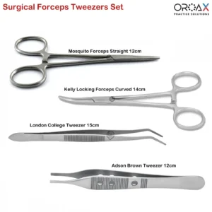 Surgical Forceps Tweezer Set - Mosquito, Kelly, London College