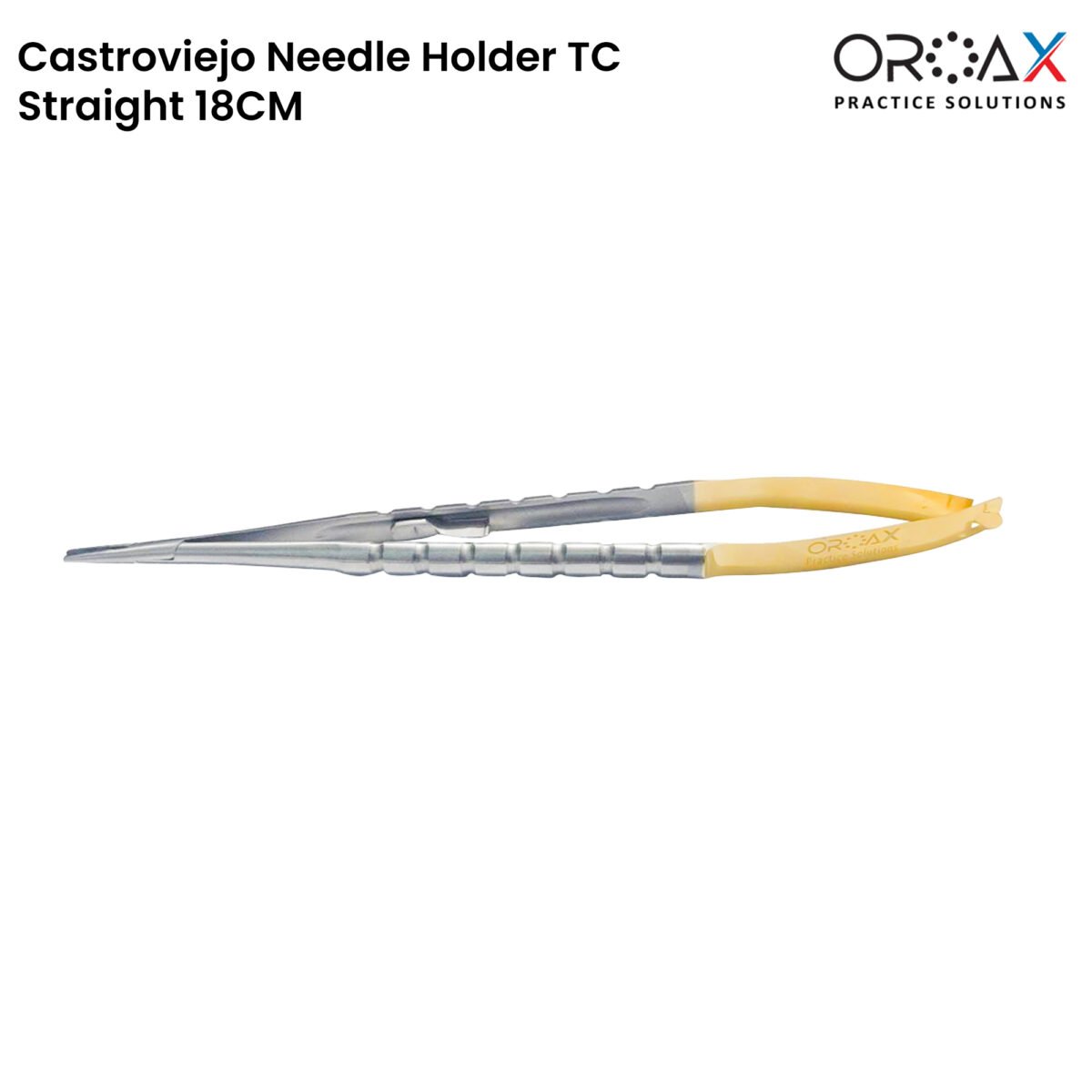 Castroviejo Needle Holder Micro Suture TC Tip 18cm